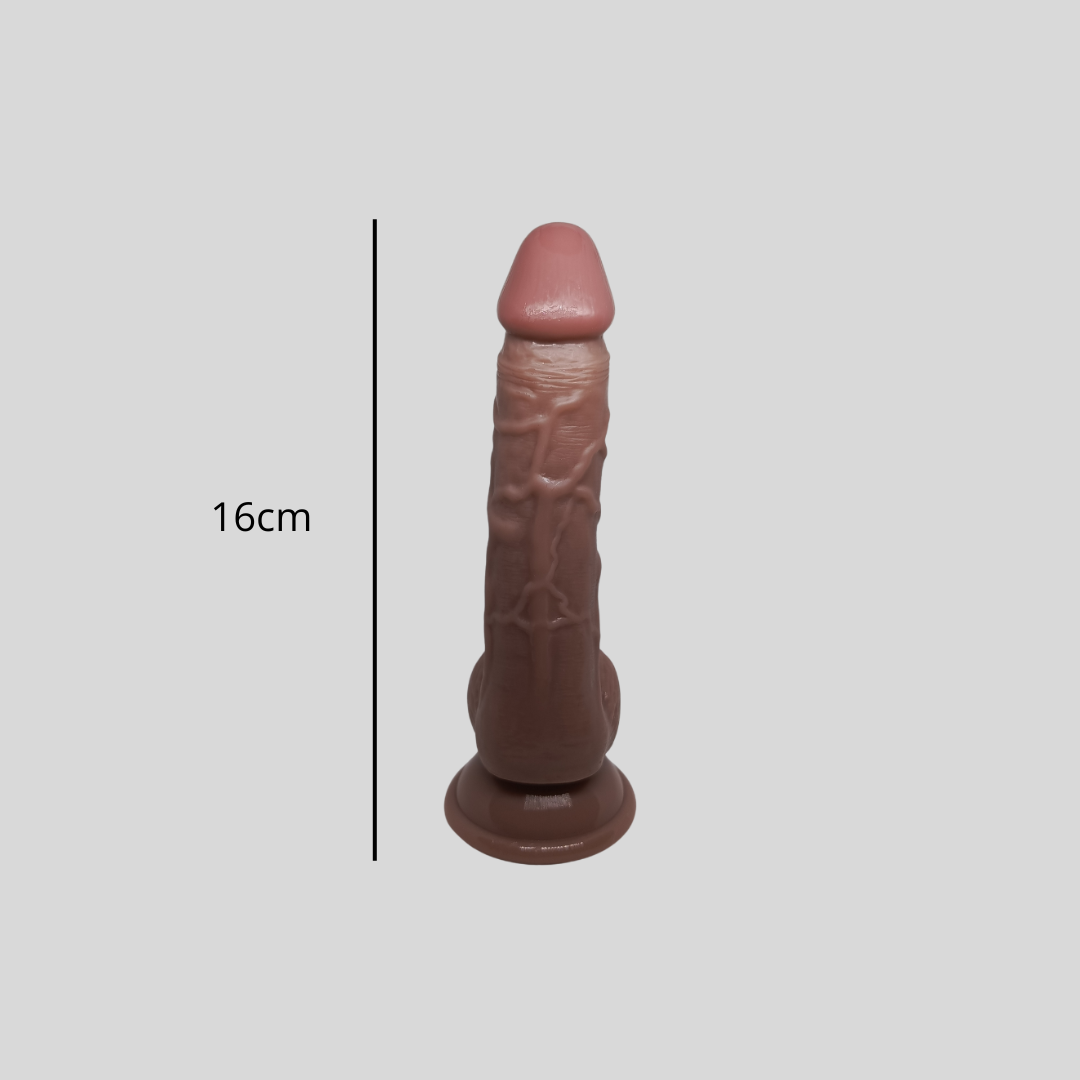 Dildo textura realista (16cm) - Imagen 4